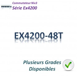 Juniper EX4200 Switch 48G_8PoE(130w)_1 slot