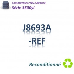 HPE/Aruba 3500 Refurbished Switch 48G_4SFP_PoE(398w)_1slot